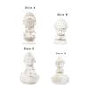 Mini Buddhism Figurine Statue Car Decoration Decorative Lifelike Resin Miniature Crafts Dolls Meditating Statue for Bedroom