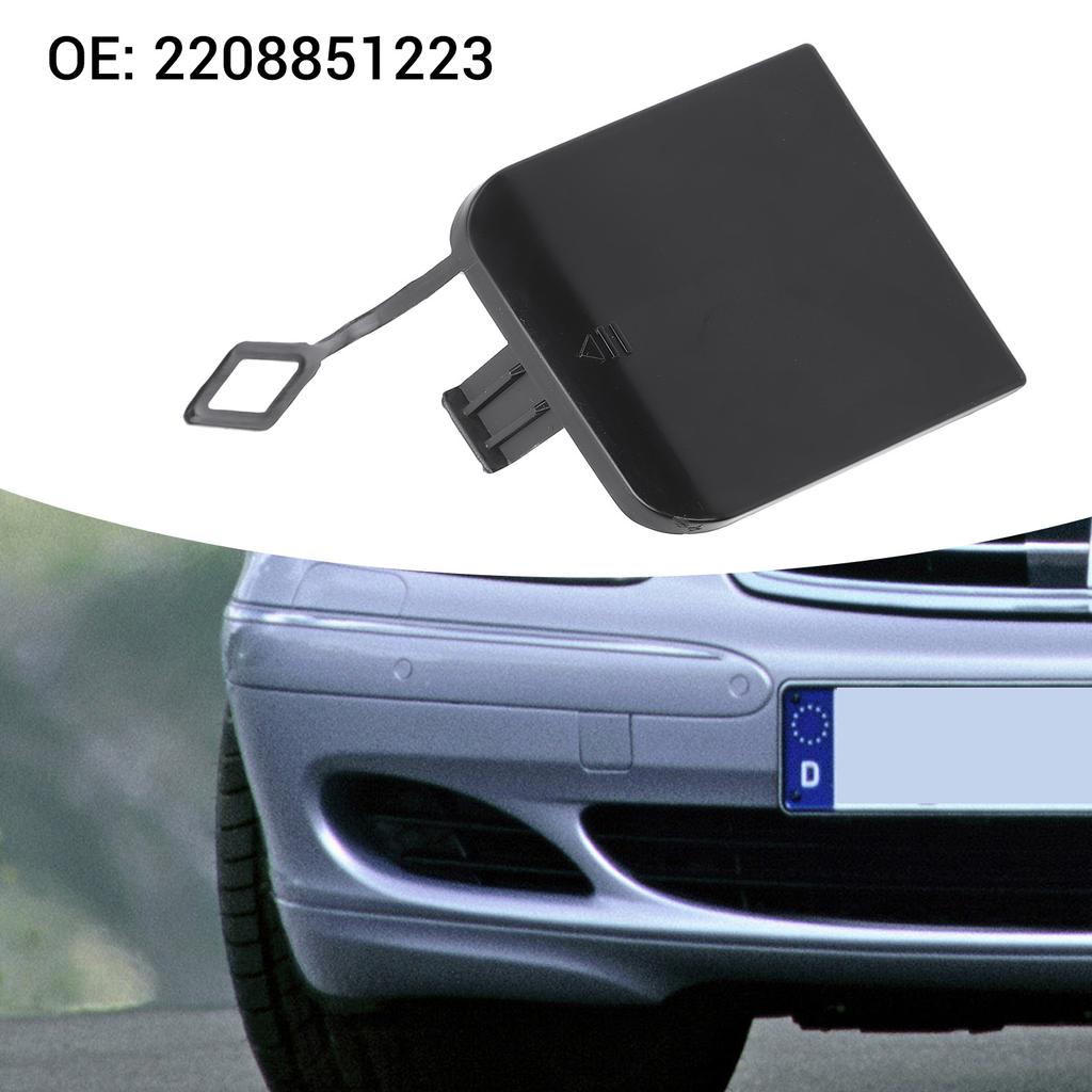 Front Bumper Tow Hook Cover 2208851223 Car Front Bumper Towing Eye Hook Cap for S-Class W220