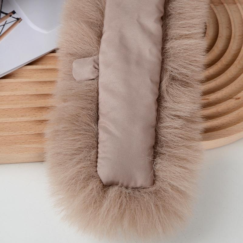 1PC Versatile Shawl Fashionable Multicolor Magnetic Suction Warm Scarf Gift Imitation Fox Fur Collar Plush