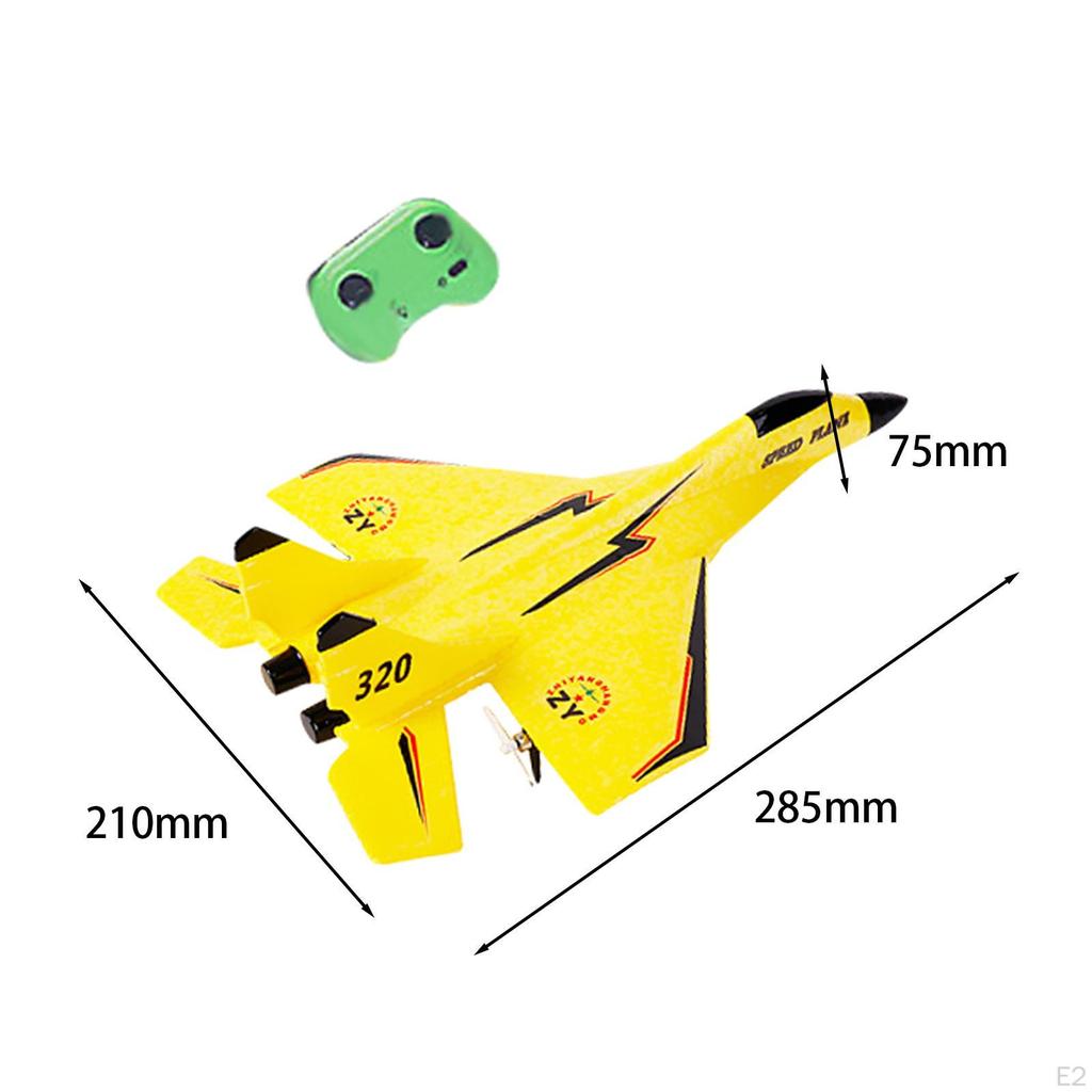 RC Glider Fixed Wing Aircraft Foam with Flash Light Airplane Model Toys LED for Boy Gift