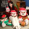 Toy Christmas Plush Santa Claus Snowman Deer Doll Stuffed Animal Decor Xmas