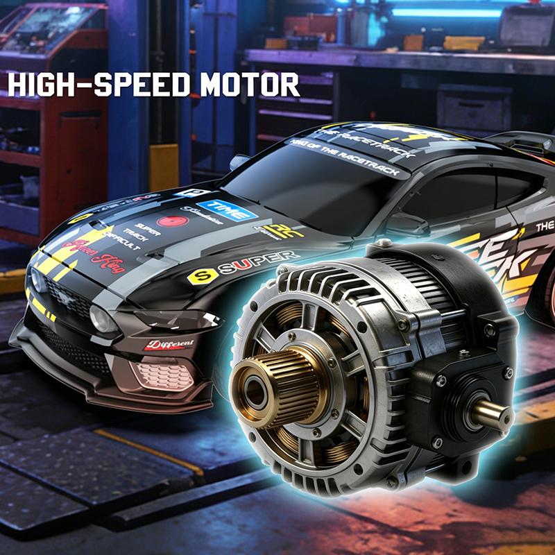 1:43 Scale 4WD RC Remote Control Mini Racing Car Model Set 2.4G Drift Led Lights High-Speed Sports Vehicle AE86 Kid Adults Toys