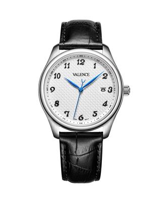 Ballangseu Sapphire Glass All-Stainless Men'S Leather Watch Vc-065