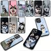 Phone Cover Lovely Husky Dog Funny Casing for Apple iPhone 16 15 14 Plus 13 12 Mini 17 Pro Max + ProMax 16E Air 15+ Case