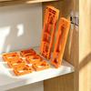 B97A-Hinge Slotting Mold Adjustable Hinge Hole Opener Installation Positioning Tool For Wooden Doors Woodworking