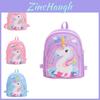 Nova Mochila Infantil de Desenho Animado Para Crianças de 3 a 8 Anos Com Adorável Design de Animal nas Cores Azul e Rosa