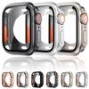 Schutzhülle mit Displayschutz für Apple Watch Cover 46mm 42mm 45mm 44mm 41mm 40mm Harter PC-Stoßfänger-Schutz für iwatch 11 10 9 8 7 6 5 SE 7
