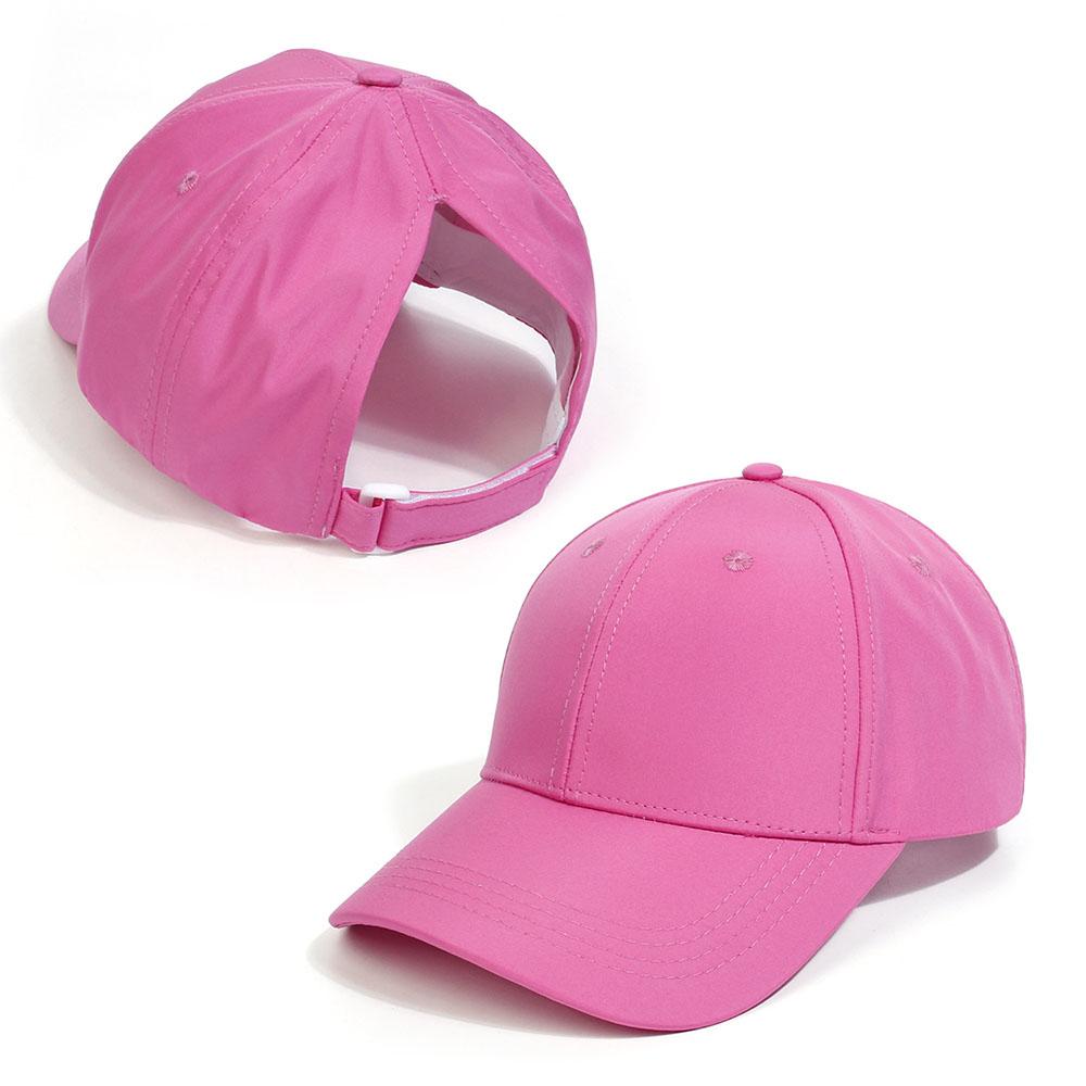 High Ponytail Baseball Cap For Women Fashion Snapback Cap Summer Uv Protection Sun Hats With Ponytail Hole Outdoor Sports Cap