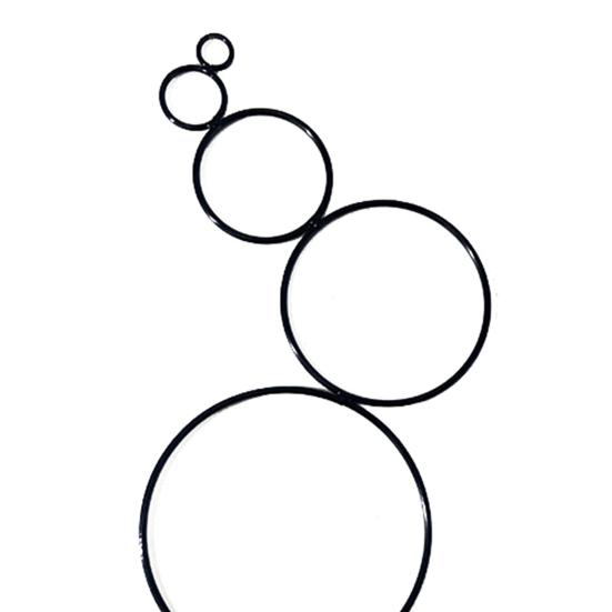 Plants Metal Trellis Multi-Circle Design Wire Trellis Planter Insert Support for Climbing Plants Potted Hoya Pothos Philodendrons Ivy