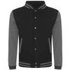 Awdis Mens Heather Varsity Jacket