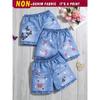 Girls Summer Denim Shorts Cute Heart Pattern Fashion Hot Pants Versatile Kids Casual Trousers
