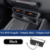 For BYD Seagull Dolphin Mini Surf -2025 Center Console Air Vent Cover Storage Box with USB Plug Organizer Case Accessories