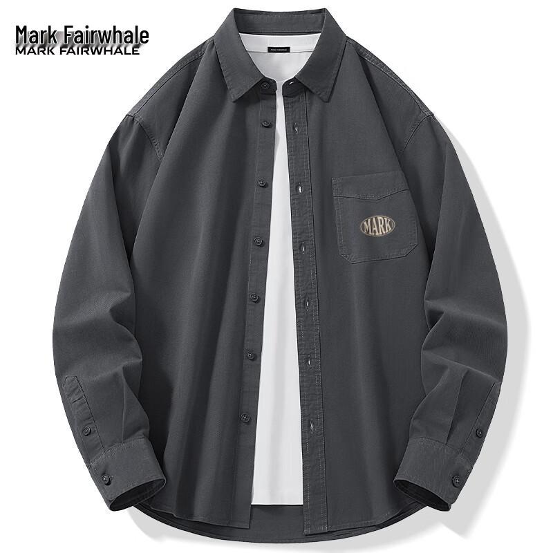 

Mark Fairwhale Men s Business Casual Cotton Long-Sleeve Shirt 2XL