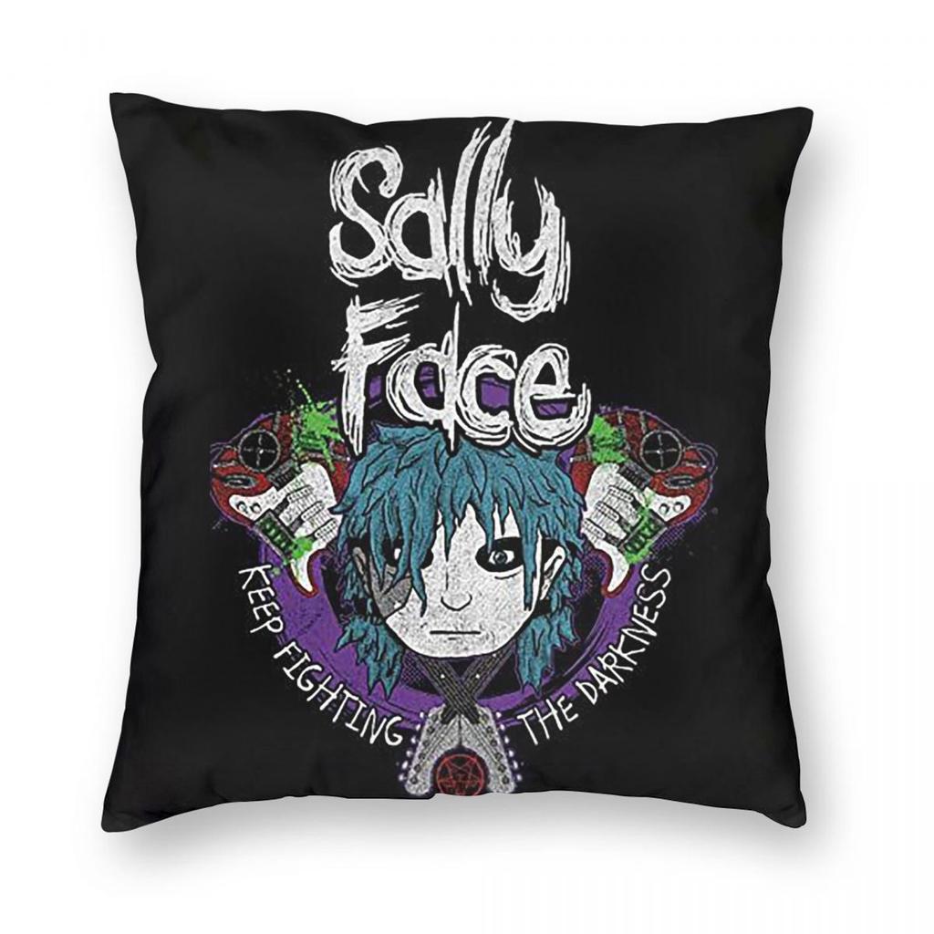 Game Sally Face Terror Adventure Square Pillowcase Pillow Cover Cushion Decor Comfort Throw Pillow for Home Car