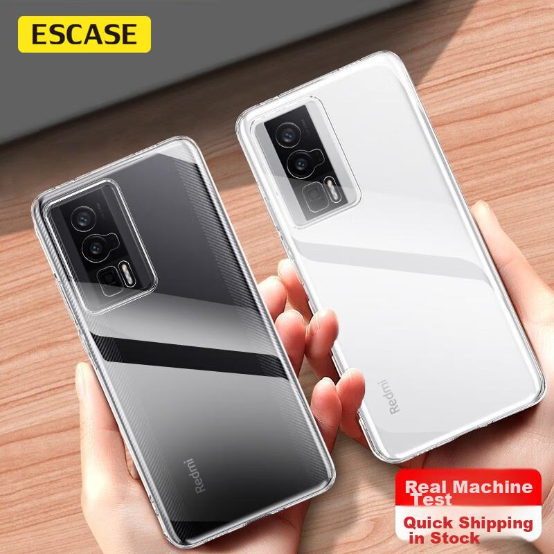 Redmi K60/60Pro Phone Case, Xiaomi Redmi K60/60Pro Shockproof Full Coverage/soft Case, Ultra-Thin Silicone (With Lanyard Hole), Transparent