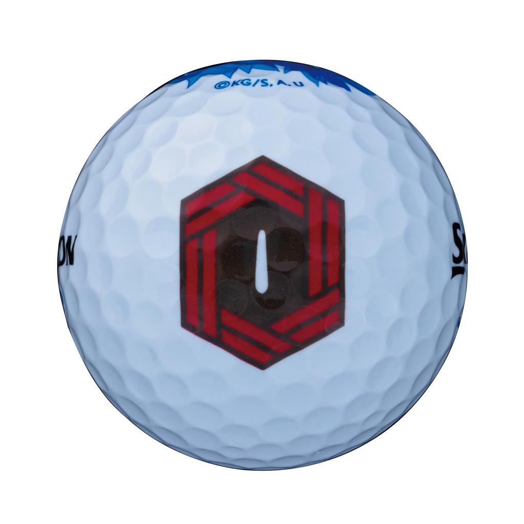 DUNLOP SRIXON AD SPEED3 Golf Demon Kimetsu no Yaiba Charakter 1 Dutzend Weiße Bälle, Slayer Bälle, (12 Bälle),