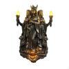 Sculptural Wall Lamp Bronze-Toned Deity Light Classic for Entryway