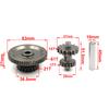 Motorcycle Starter Idler Reduction Gear Double Teeth For Zongshen CB250 250cc Air-cooled Engine Off-road Motor Motocross Parts