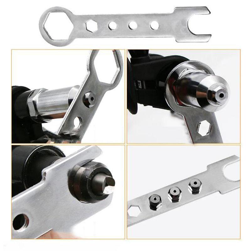 Electric Rivet Nut Gun Machine Core Pull Accessories Cordless Riveting Gun Drill Adapter Riveter Insert Professional Nut Tools