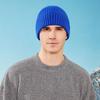 Thickened hat couple autumn and winter tide solid color knitted hat men's wool hat women's winter warm ear protection cold hat tide