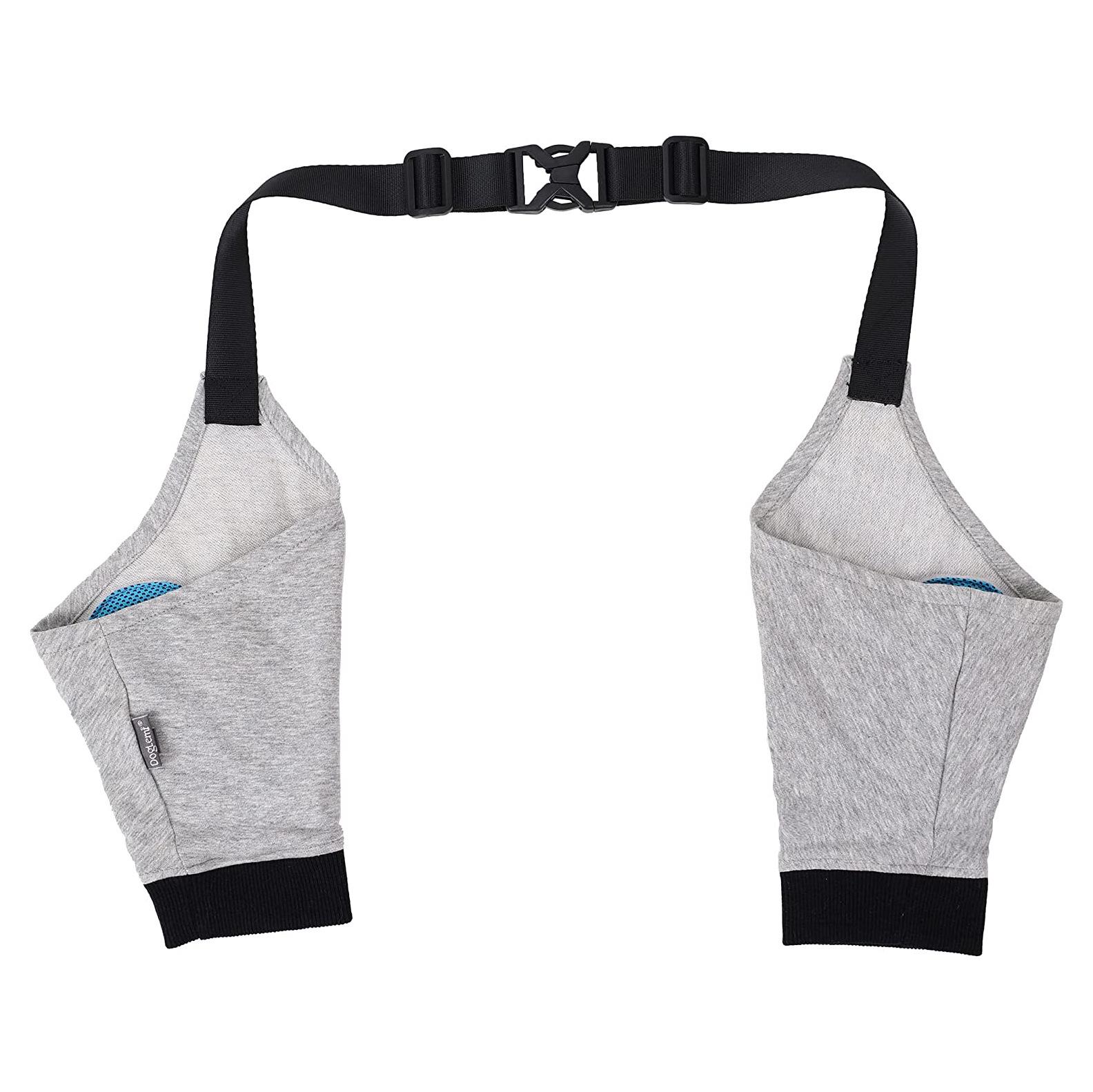 

Защита для лапы и локтя собаки, наколенники - защита от холода, теплые, защитное снаряжение для питомцев L серый