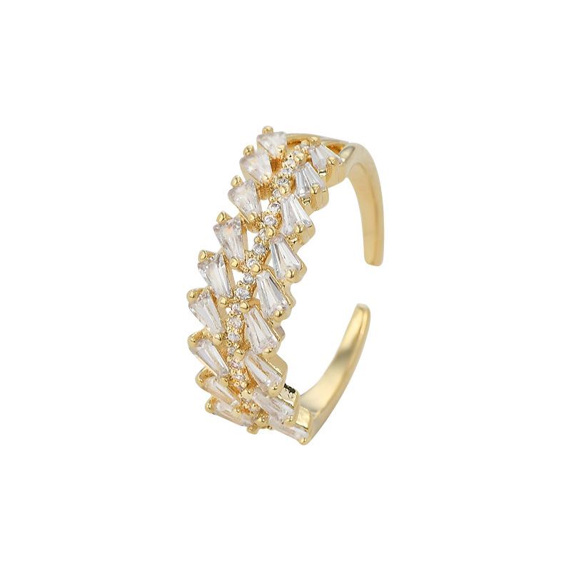 Adjustable Women's Ring Versatile Fashion Personality Simple Clean Ins Style Girl Summer Beach Vacation Jewelry Finger Ring Wedding Party Jewelry