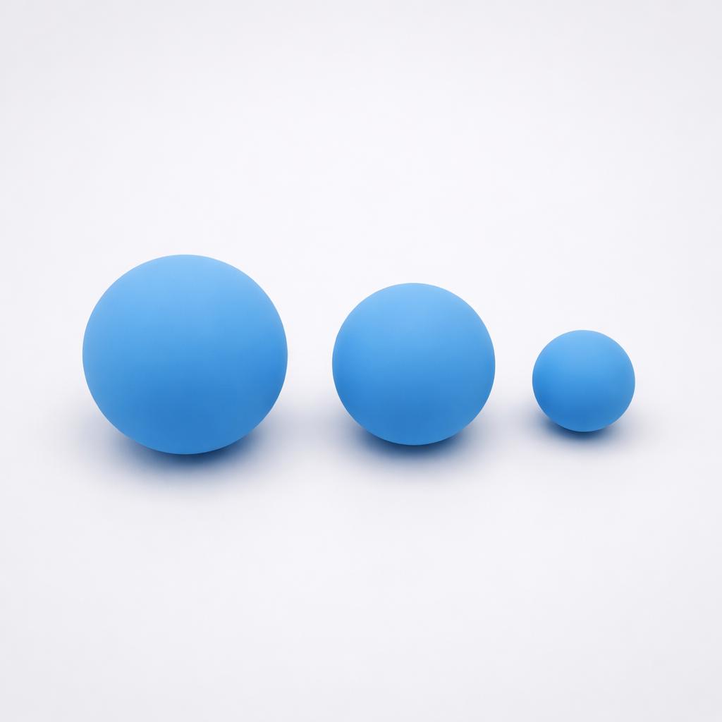 Mini Silicone Massage Ball for Myofascial Release, Muscle Recovery, 30mm Fascia Athletes,