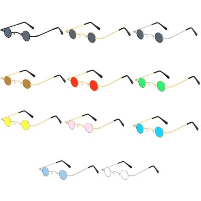 Small Round Sunglasses Hippy Glasses Steampunk Sunglasses Gothic Sunglasses