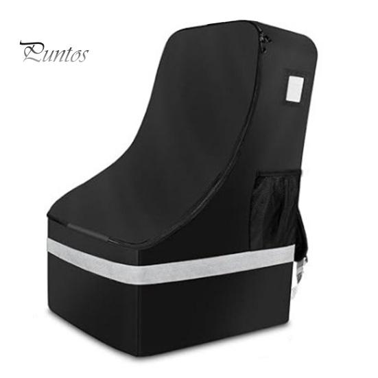 

Дорожная сумка для детского автокресла с мягкими ремнями, регулируемая конструкция, большая вместимость, водонепроницаемая сумка-переноска Дорожная сумка для детского автокресла с плечевым ремнем чёрный