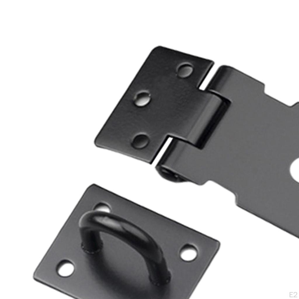 Burglar-proof Hasp Latch Anti Lock Shed Porous Positioning Household Window Furniture Hardware
