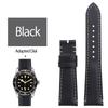 Soft Vintage Leather Watch Band 22mm For Tudor Strap Black Bay 1958 41mm GMT Pelagos Folding Buckle Black Brown Blue Wristband