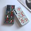 Christmas Snowman Soft Tpu Case For Samsung M23 F23 M53 M33 5G Case On Samsung A14 S23 Plus Ultra FE Case Cover Funda Bumber