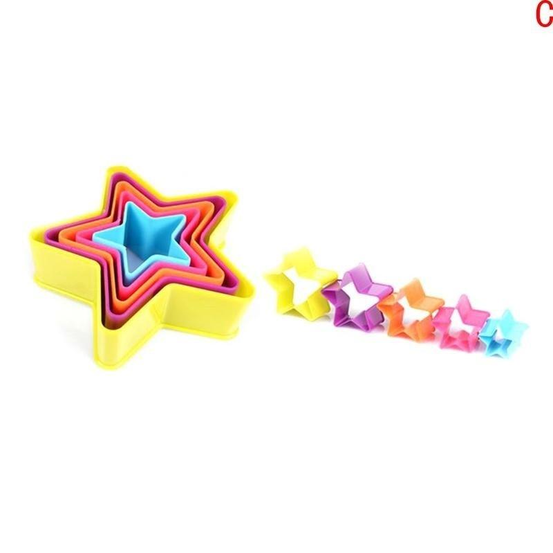 7Stlyes Plastic Biscuit Molds Biscuit Molds Vegetable Cutter Moldes Galletas DIY Cooking Tools
