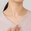 Necklace K18 Yellow Gold Diamond Corolla Petal AGVN594440DI [Vendome Aoyama] [Official] 0.1ct