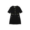 GUCCI Short Sleeved Dress Women's Black 693034-XJD8U-1000