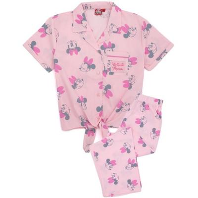 Kurzarm-Pyjama-Set mit Minnie-Mouse-Motiv für Mädchen