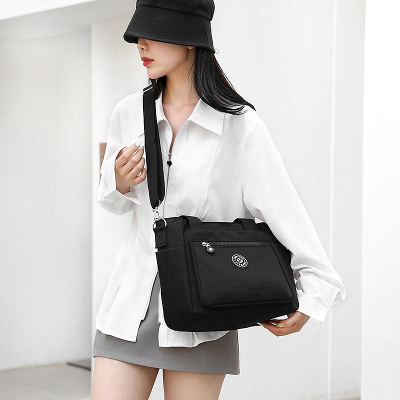 Women's Tote Bag Nylon Waterproof Shoulder Crossbody Bag Large Capacity Women's Handbag