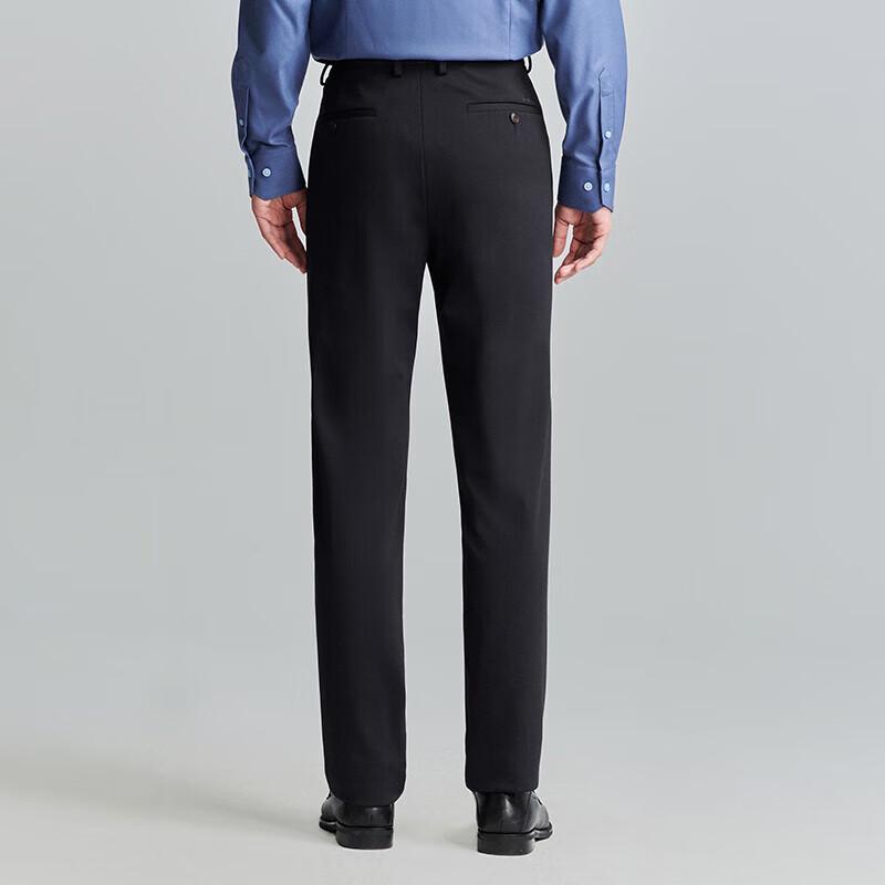 Baoxiniao Men's Elastic Business Casual Warm Trousers