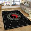Natureza Yin Yang Chinês Tai Chi Bagua Tapete Tapete para Quarto Sala de estar Decoração de Sofá de Casa, Jogo Infantil Grande Decoração Tapete de Chão