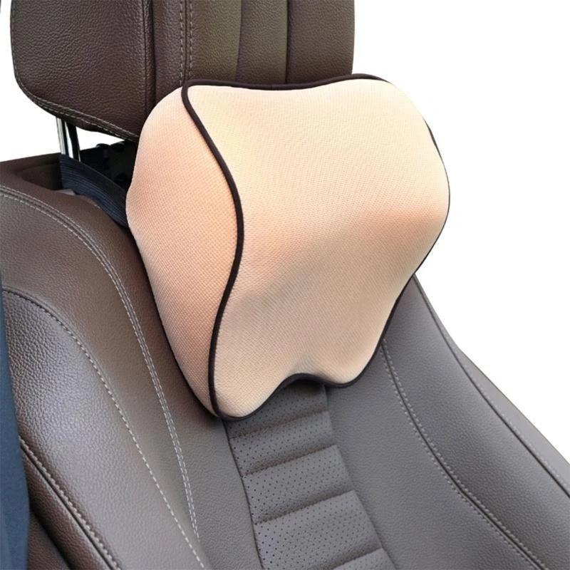 Memory Foam Auto Nackenkissen Bequem Atmungsaktiv Kopfstütze für Pendler Abnehmbarer Bezug für Reise Bürogebrauch
