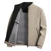 Jacket Men's Autumn Senior Sense Middle-aged and Elderly Stand-up Collar Windproof Dad Casual Business Men's Fashion Versatile Top