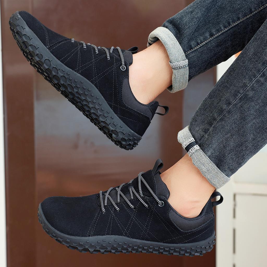 TUINANLE New Barefoot Minimalist Shoes Womens Mens Wide Toe Barefoot Shoes Mesh Walking Sneakers Zero Drop Sole Size 37-48