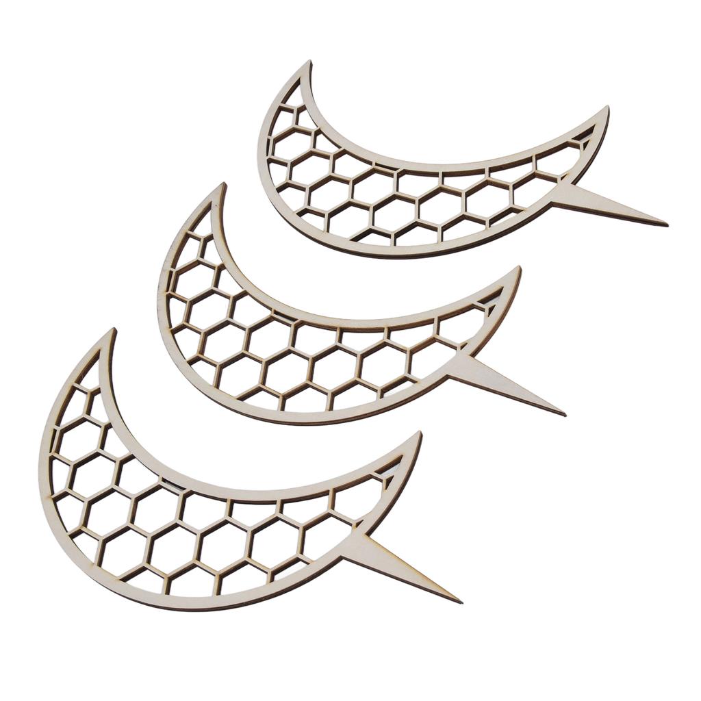 3 szt. Podpory do pnączy Unikalny design Drewno kompozytowe 30cm Stojak do pnączy kwiatowych do modelowania roślin Styl księżycowy