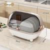 Kitchen Dish Drying Rack with Cover