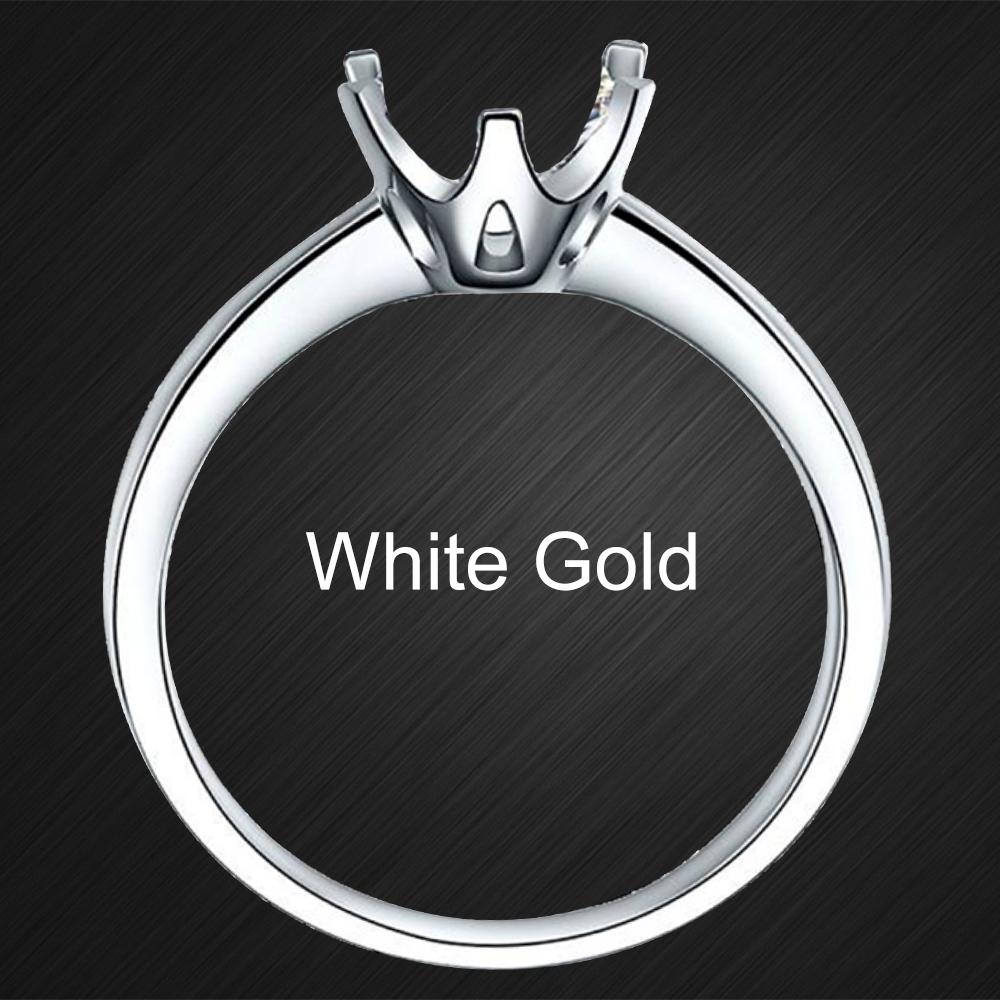 

JOVOVASMILE Moissanite Ring 4.5carat 8x12mm Light Yellow Crushed Ice Hybrid Oval Cut Two-Tone 18k White And Yellow Solitaire 9&silver біле золото кольору