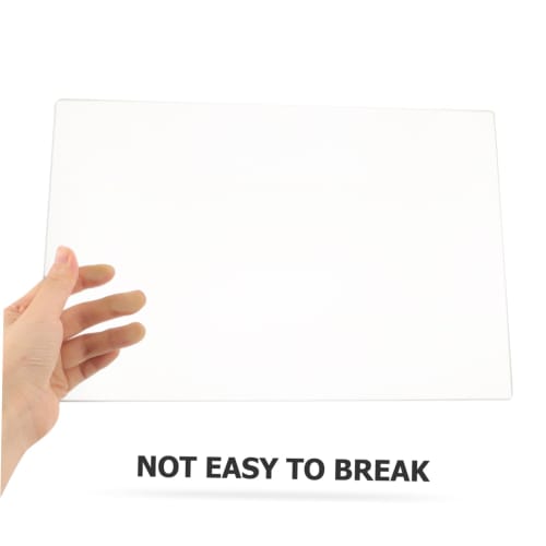 Ciieeo Glass Cutting Board, Tempered Glass Chopping Board, Fruit and Vegetable Cutting Mat, Kitchen Tool with Name Tag