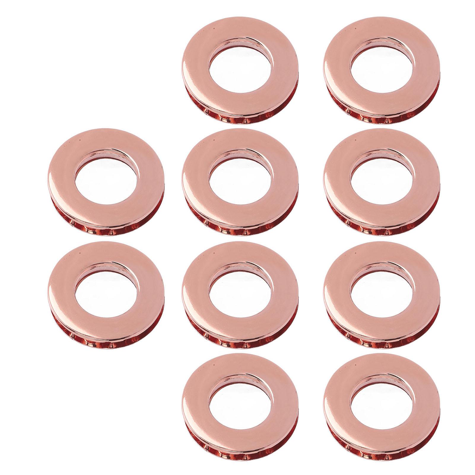 

10Pcs 15.7mm Lther Grommets Alloy Double Sided Round Metal Grommets Eyelets for Shoelace Belt