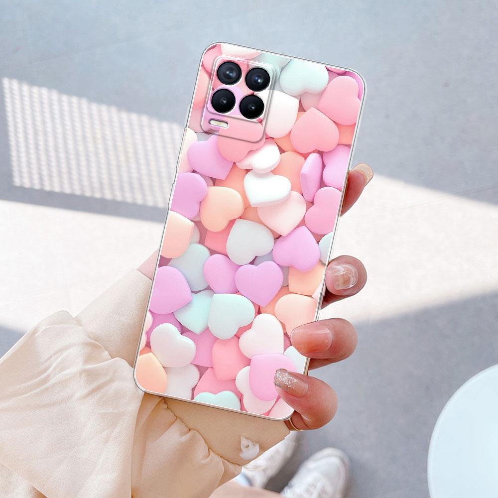 For Realme 8 Case Clear Soft Silicone Protective Phone Cover For Realme 8 Pro Cases Coque For OPPO Realme 8 8 Pro Bumper Fundas