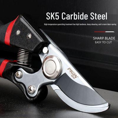 SK5 German Steel Pruning Shears: Labor-Saving Garden, Grafting & Floral Scissors for Thick Branches