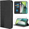 Case for Xiaomi Redmi Note 13 Pro 5G - Black - PU Leather - TPU - Card Pocket - Mosaic Pattern